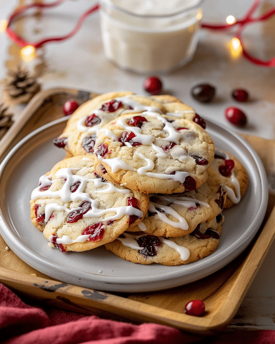 Best Christmas Cranberry Orange Cookies