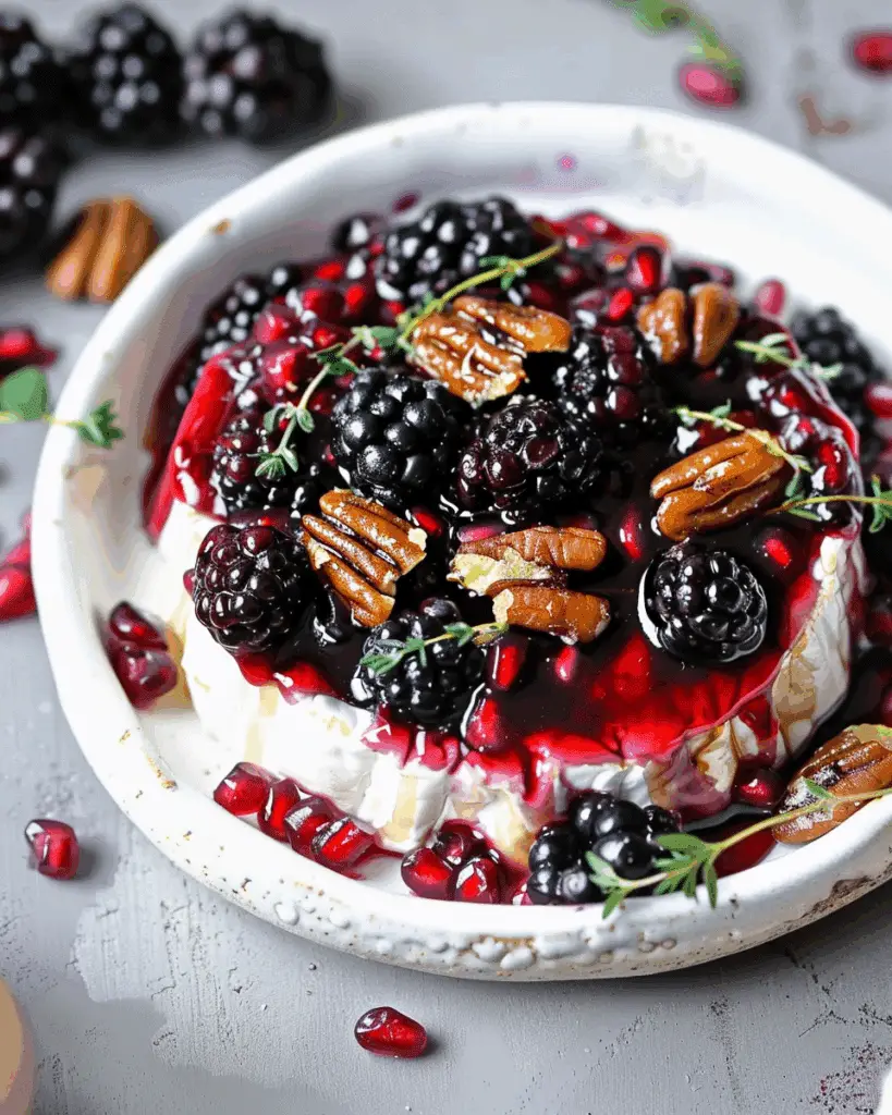 Blackberry Baked Brie