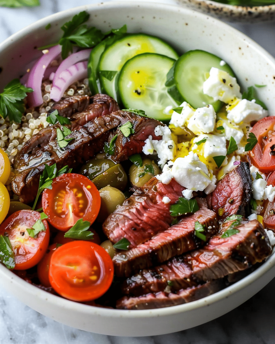 Mediterranean Steak Bowl