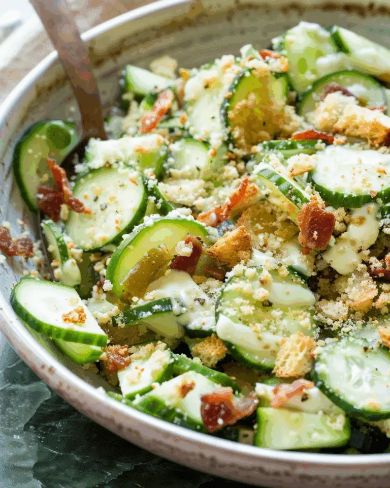 Cucumber Caesar Salad