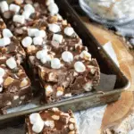 No Bake Rocky Road Squares