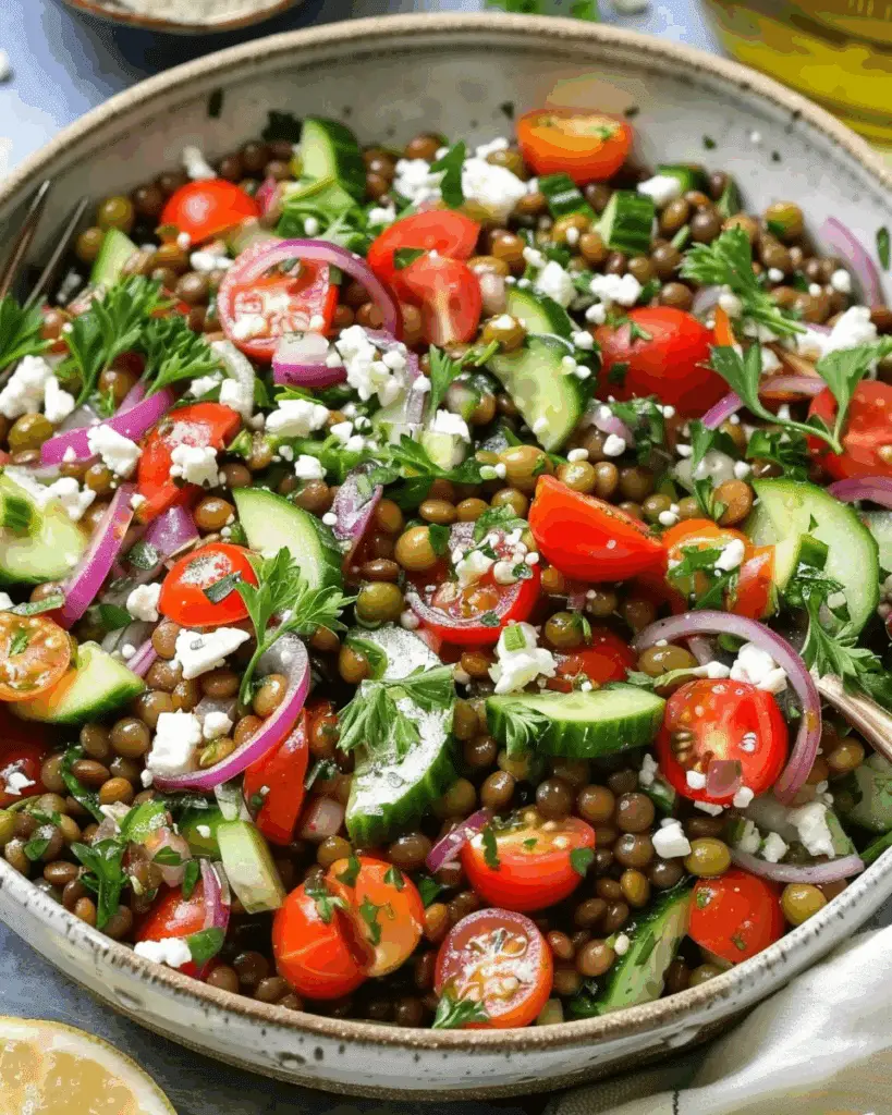 Mediterranean Lentil Salad