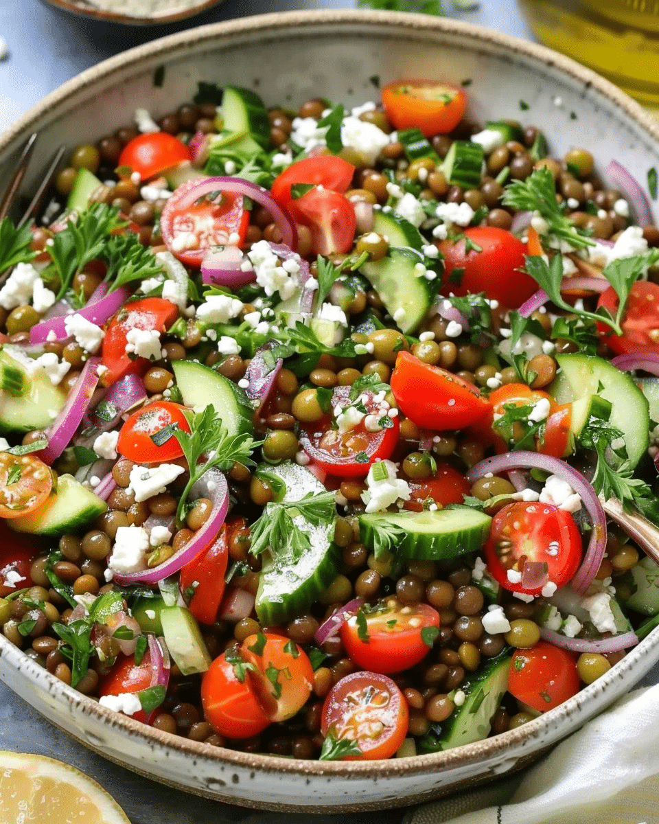 Mediterranean Lentil Salad
