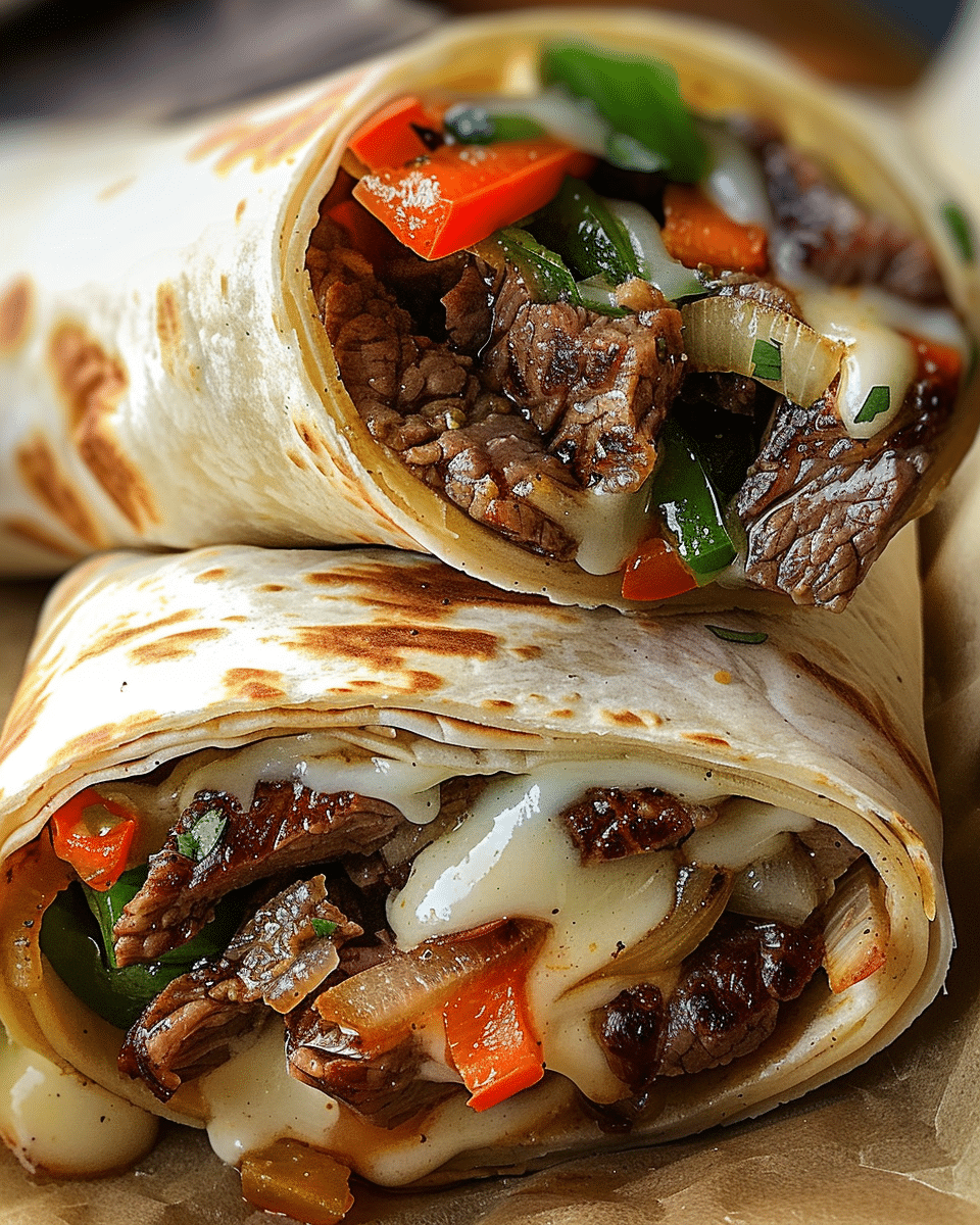 Philly Cheesesteak Wrap