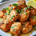 Honey Garlic Salmon Bites