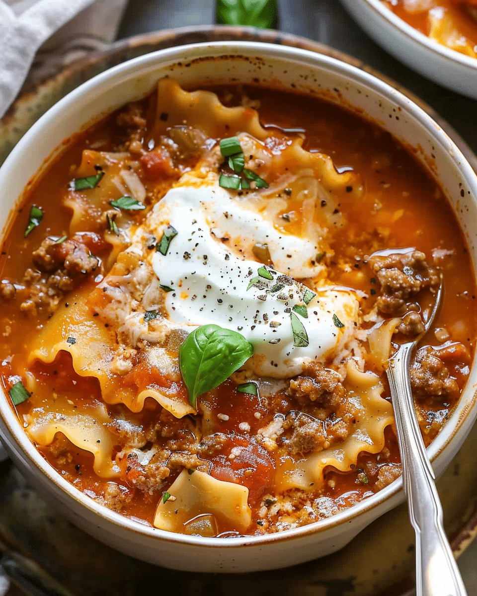 Lasagna Soup
