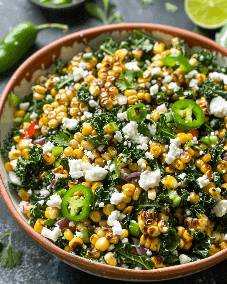 Mexican Street Corn Kale Salad