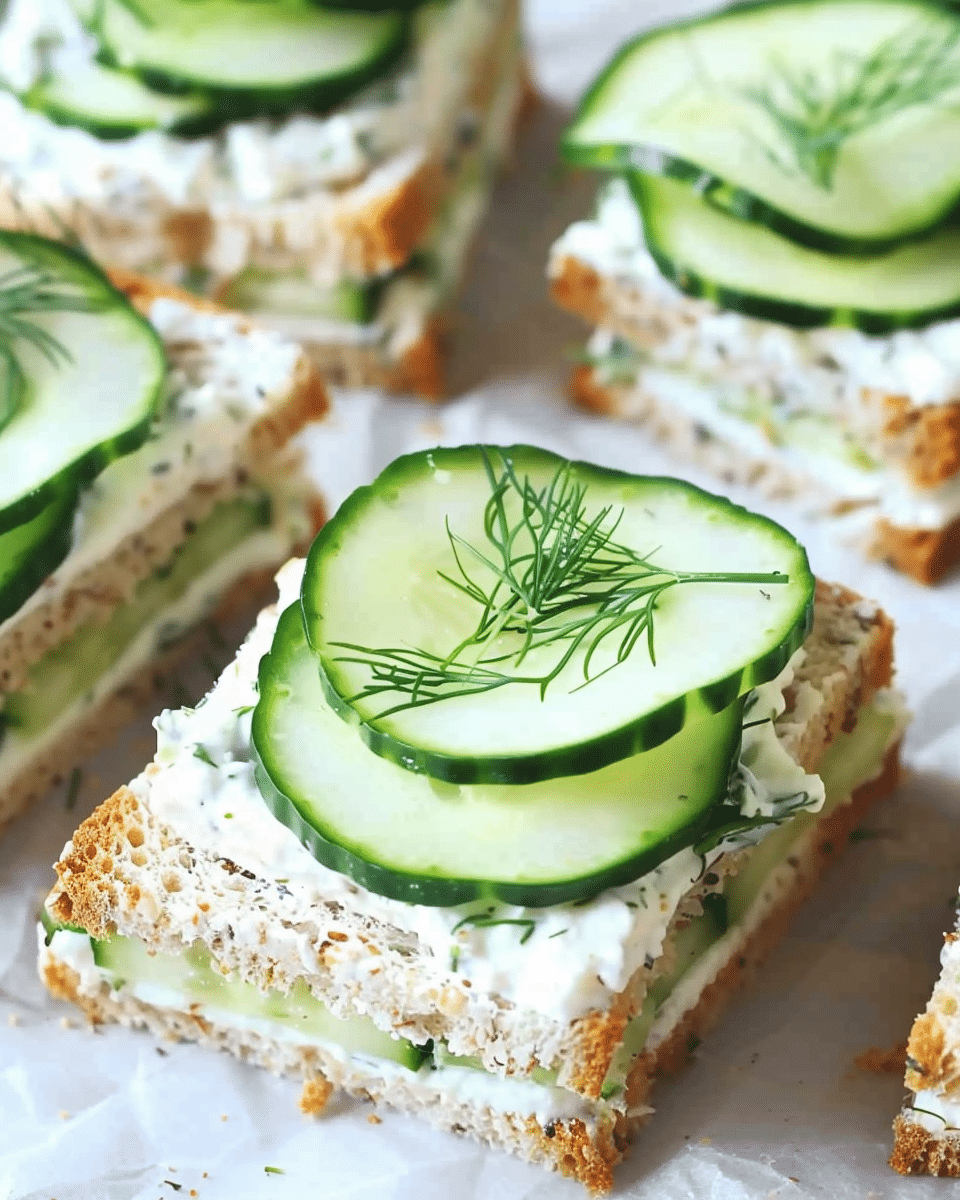 Mini Cucumber Sandwiches