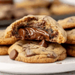 Nutella Stuffed Chocolate Chip Cookies
