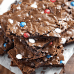 Patriotic Cookie and Brownie Crunch