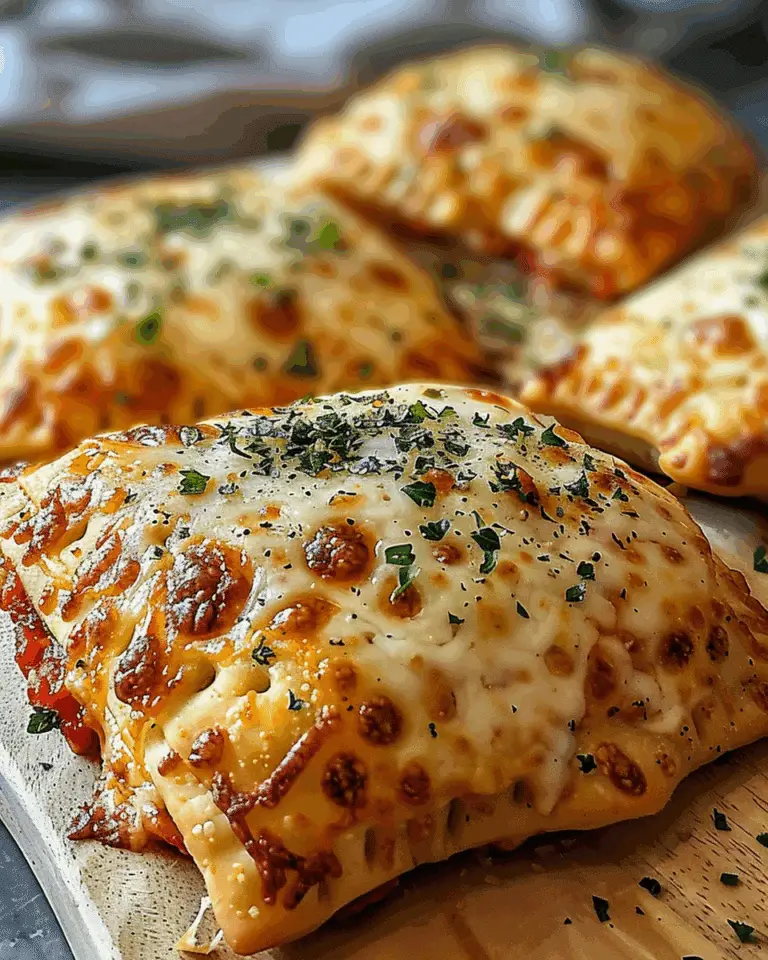Homemade Easy Cheesy Pizza Pockets