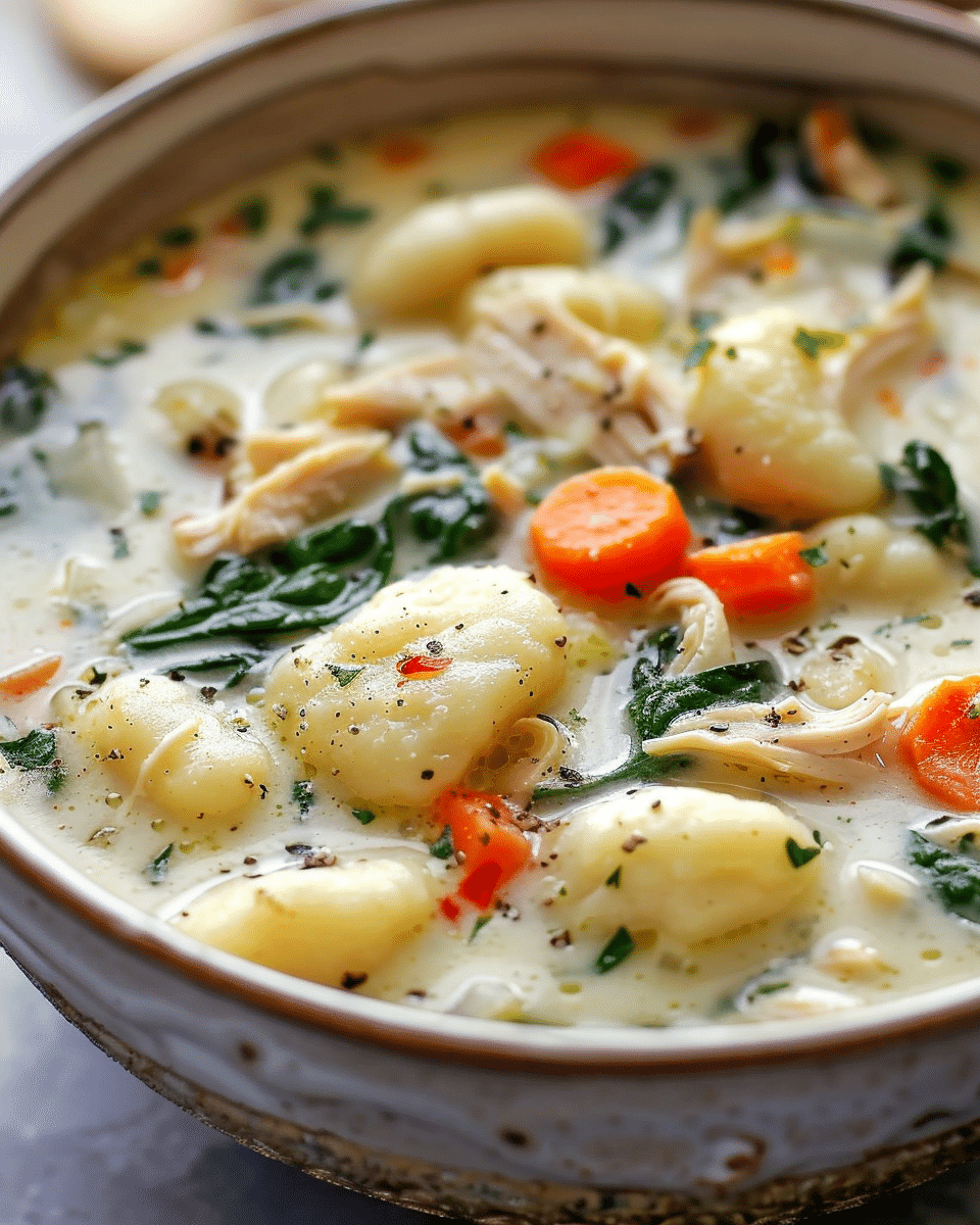 Olive Garden Chicken Gnocchi Soup