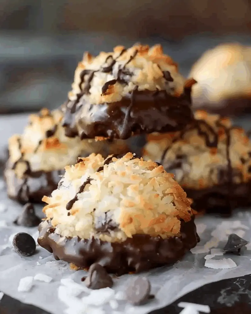 Coconut Chocolate Chip Macaroons