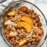 Easy Vegan Paleo Peach Crisp