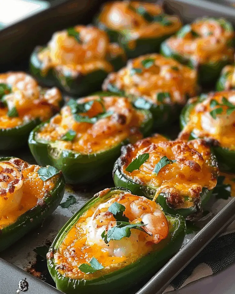 Fiery Cajun Shrimp Stuffed Jalapeños