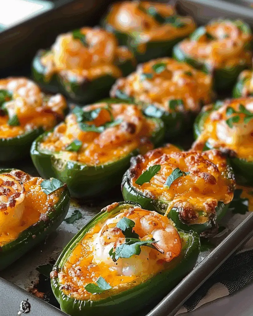 Fiery Cajun Shrimp Stuffed Jalapeños