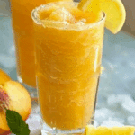 Frozen Peach Lemonade
