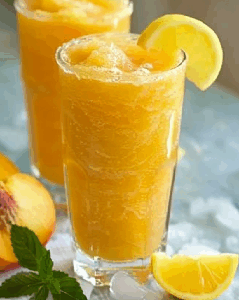 Frozen Peach Lemonade