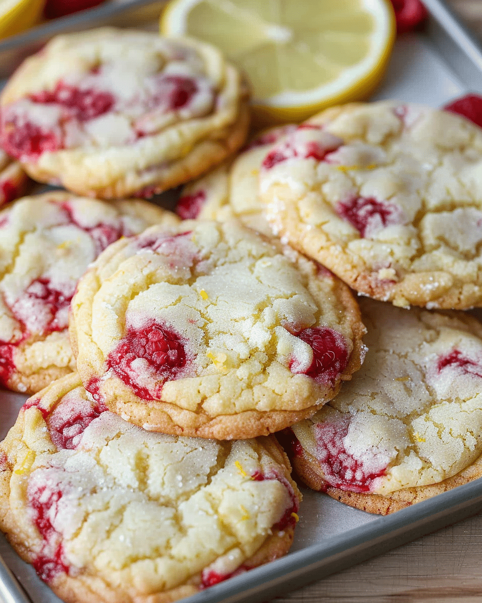 Lemon Raspberry Cookies
