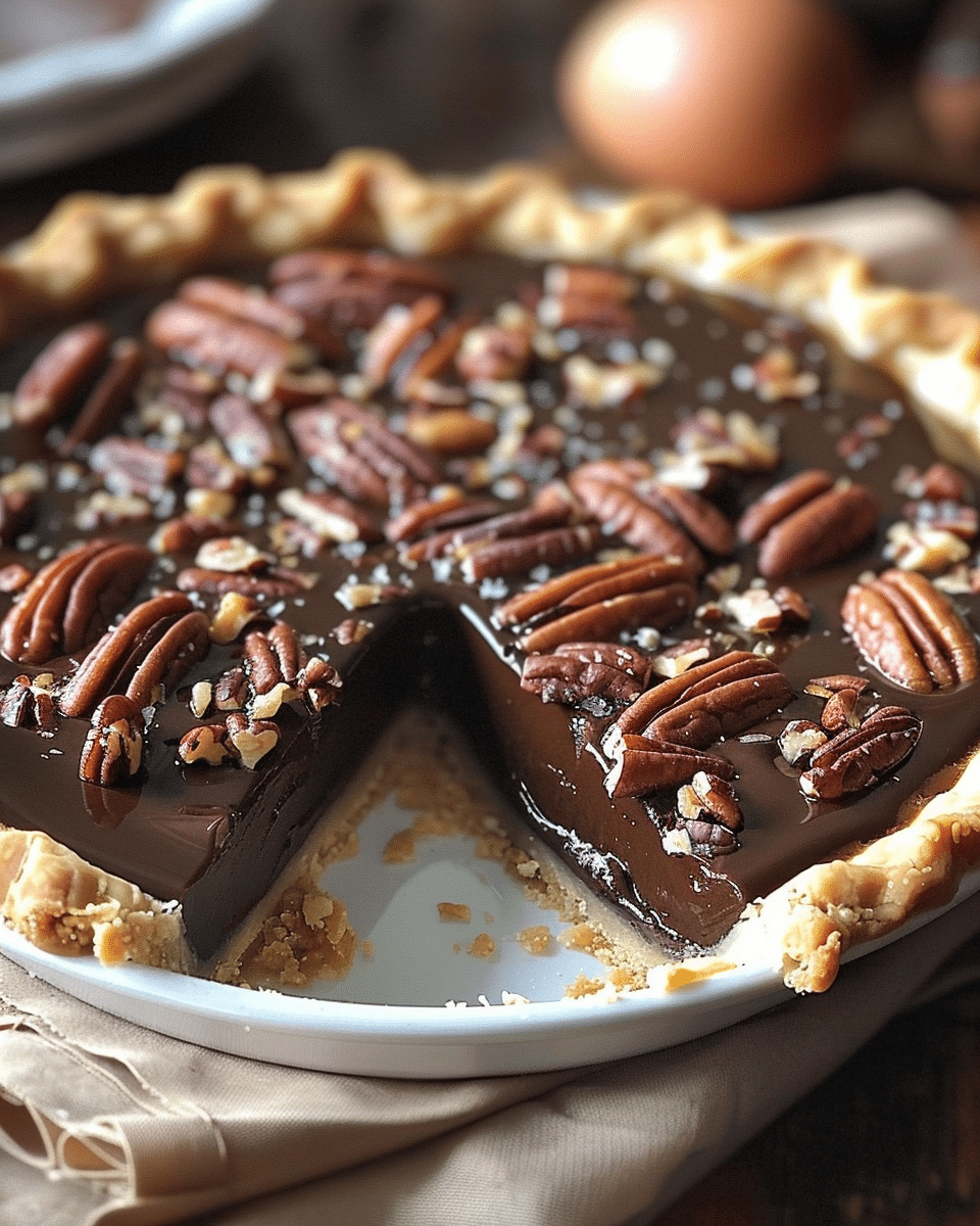 Texas Chocolate Pecan Pie