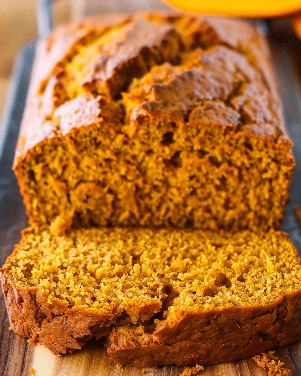 Vanilla Spiced Pumpkin Bread