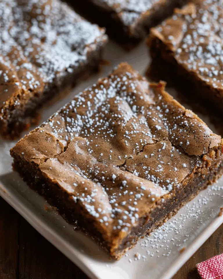 Gingerbread Brownies