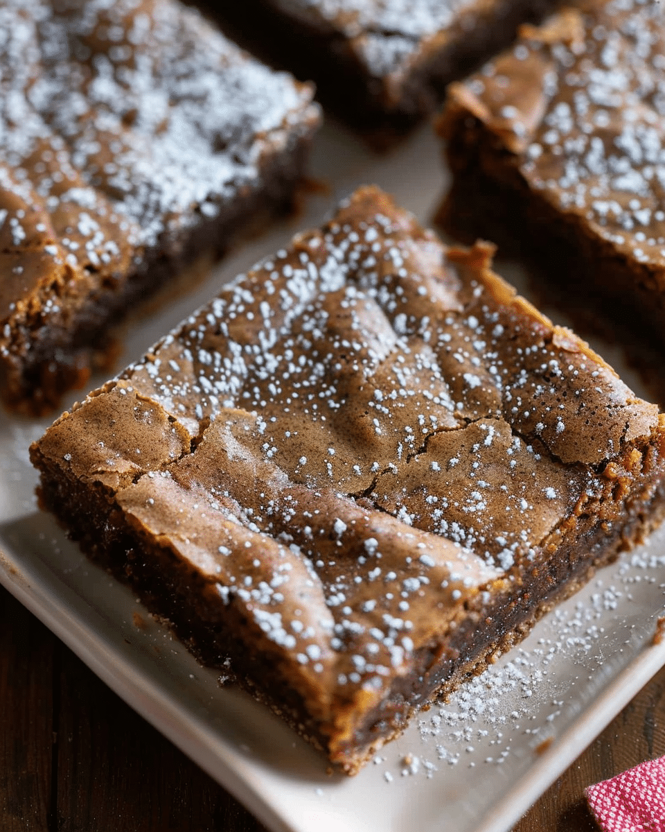 Gingerbread Brownies