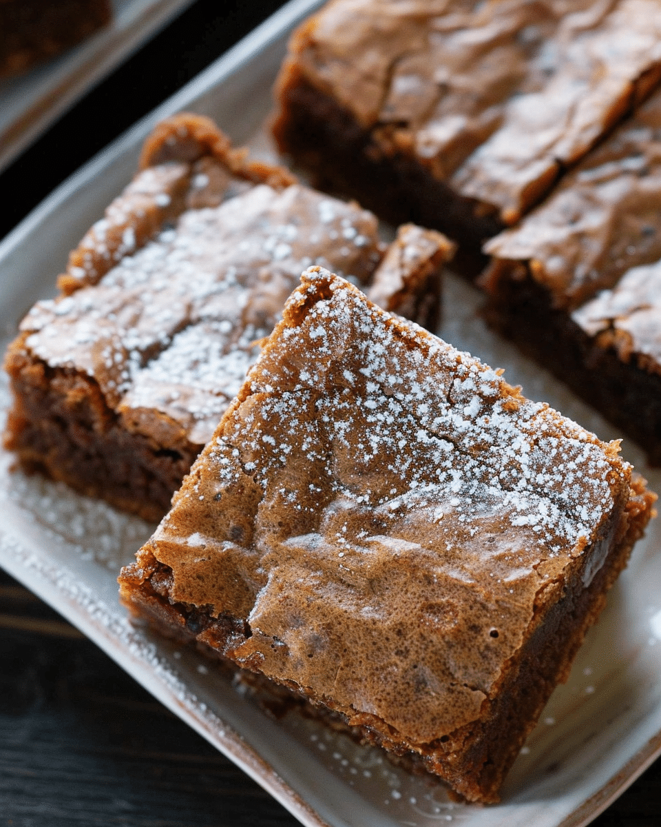 Gingerbread Brownies
