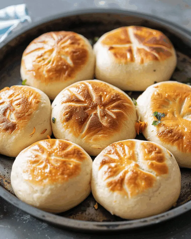 Vegan Crispy Bottom Veggie Buns