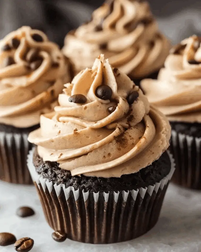 Espresso Cupcakes with Espresso Frosting