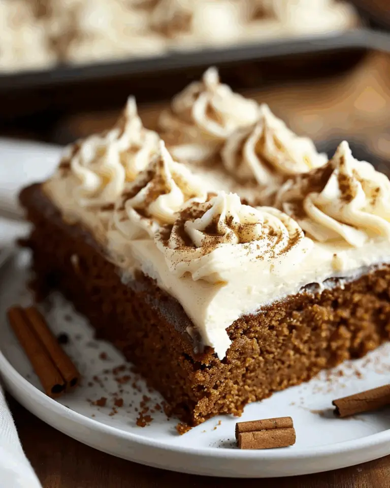 Gingerbread Cake with Luscious Cream Cheese Frosting
