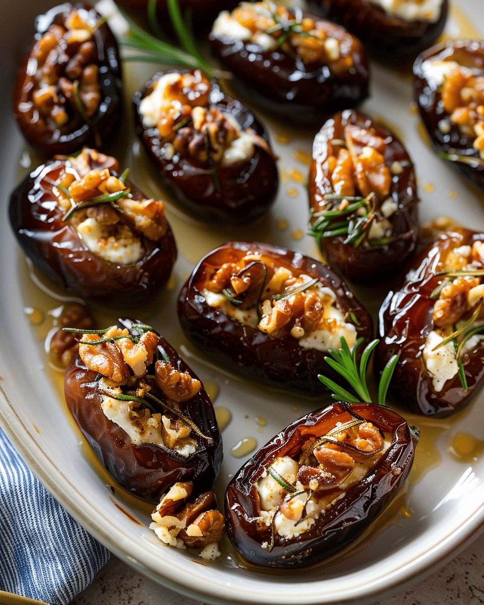 Roasted Stuffed Dates