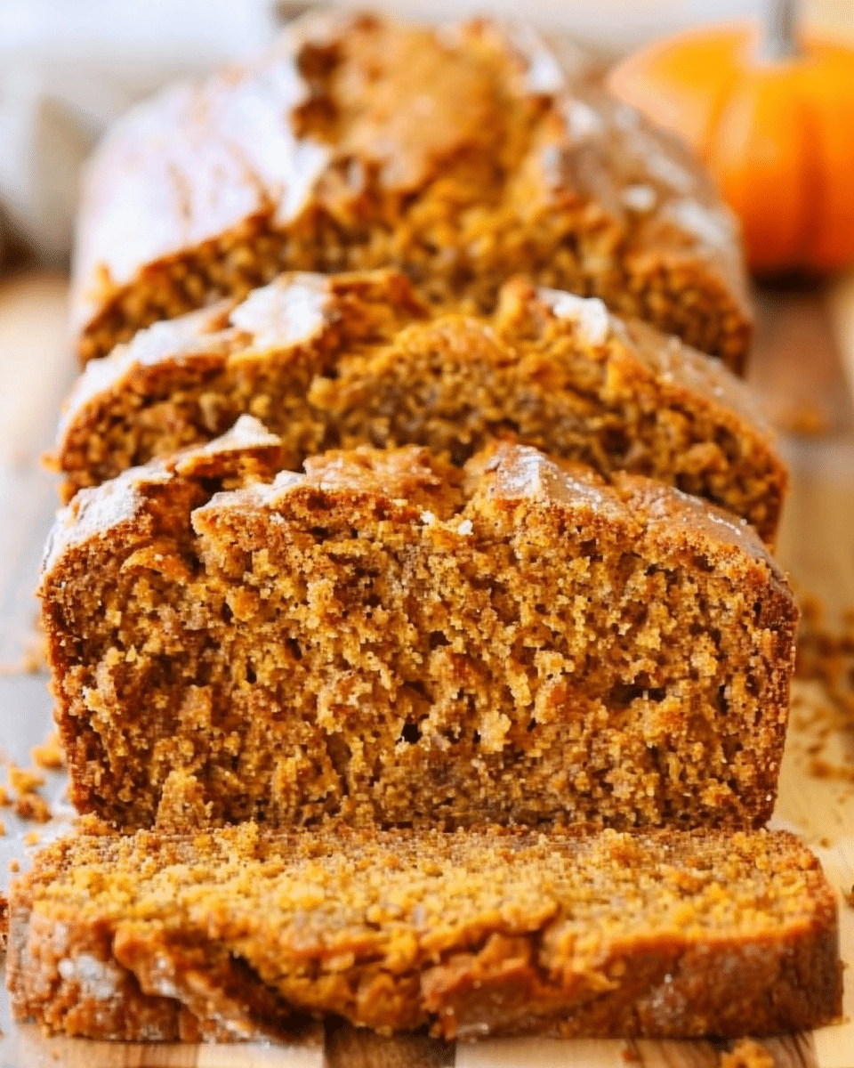 Vanilla Spiced Pumpkin Bread