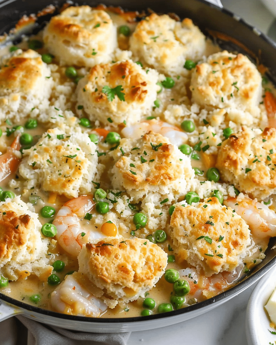 Cheddar Bay Biscuit Seafood Pot Pie Recipe