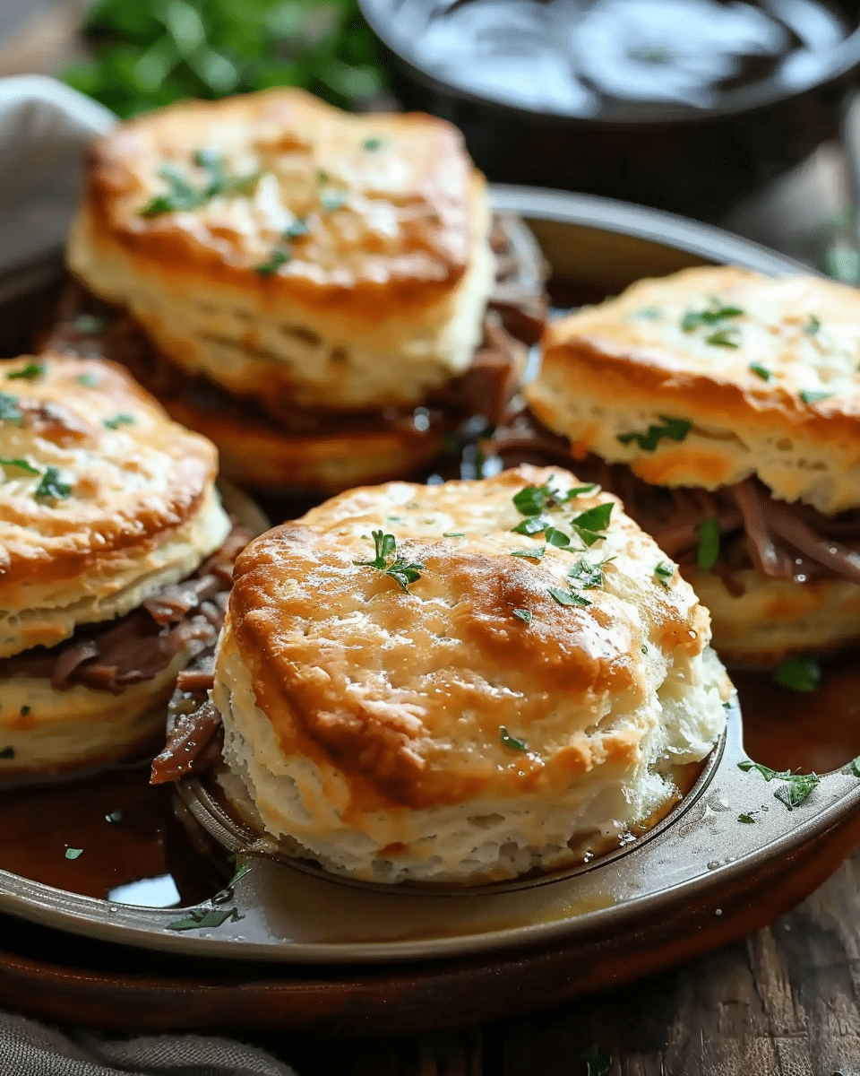 French Dip Biscuits