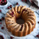 Leftover Cranberry Sauce Greek Yogurt Coffee Cake