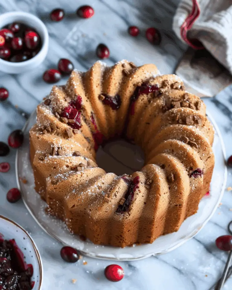 Leftover Cranberry Sauce Greek Yogurt Coffee Cake