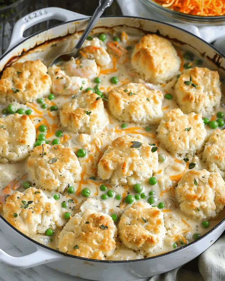 Cheddar Bay Biscuit Seafood Pot Pie Recipe