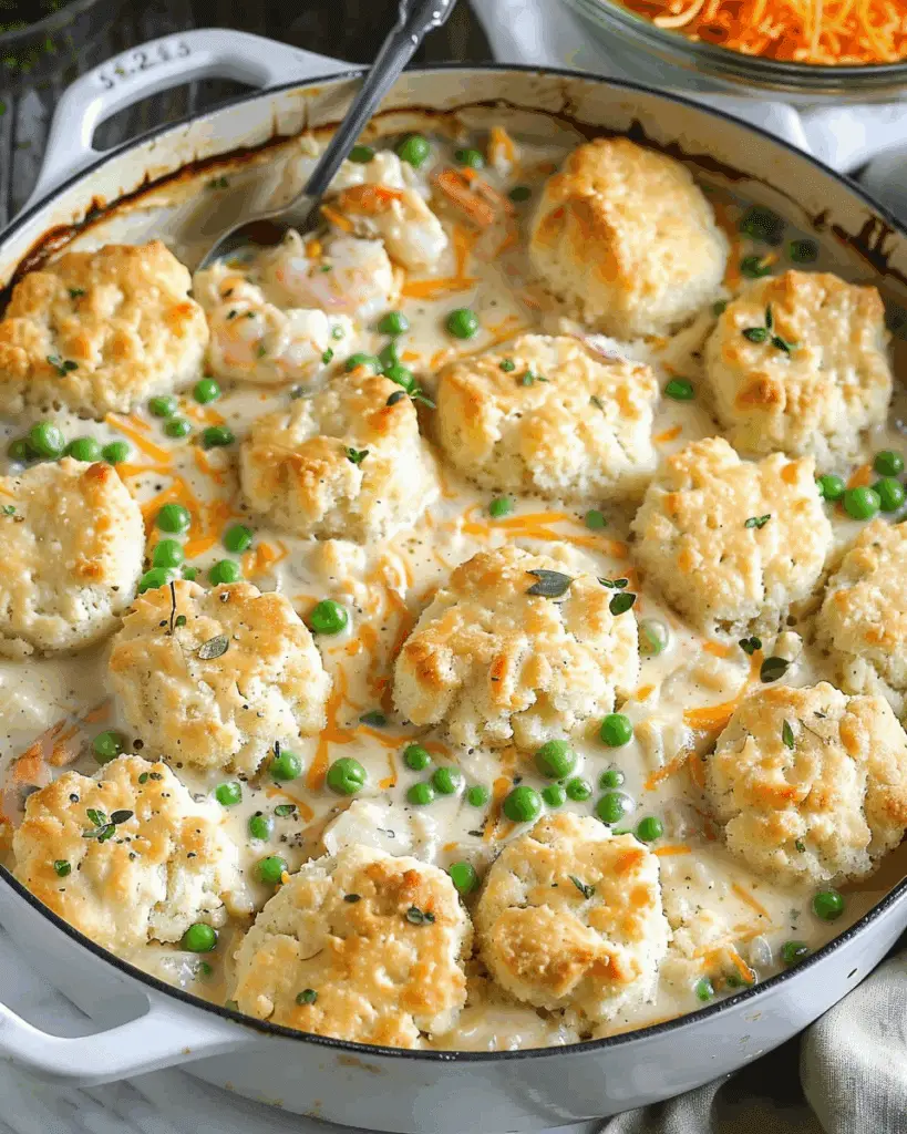 Cheddar Bay Biscuit Seafood Pot Pie Recipe