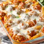 Dump and Bake Meatball Casserole