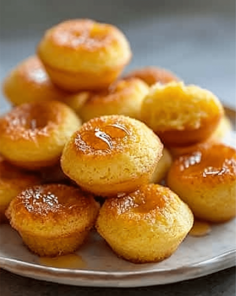 Honey Butter Cornbread Poppers