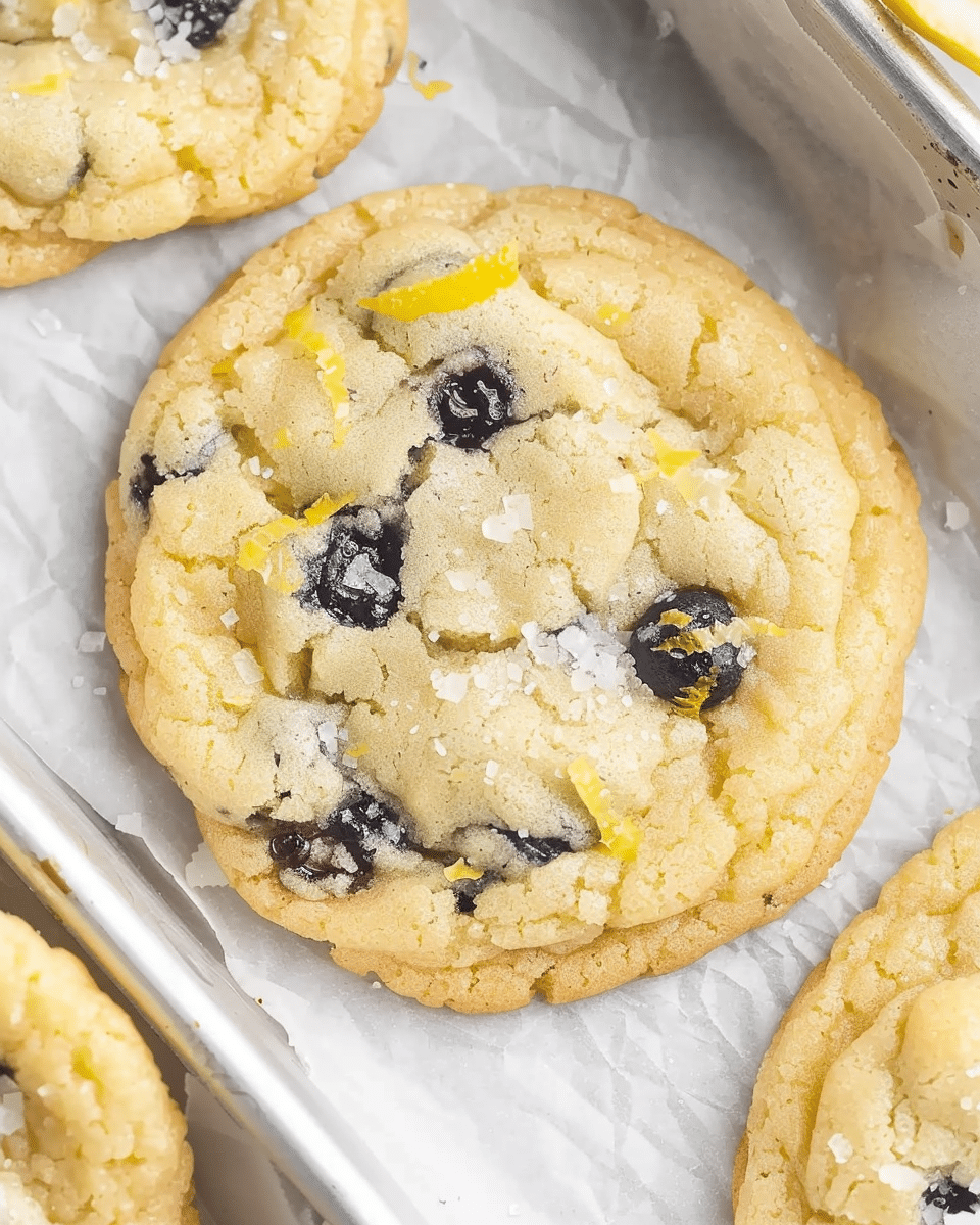 Lemon Blueberry Cookies