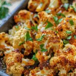 Sweet and Spicy Baked Cauliflower