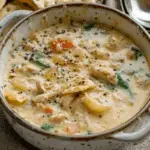 Creamy Italian Ground Chicken Soup