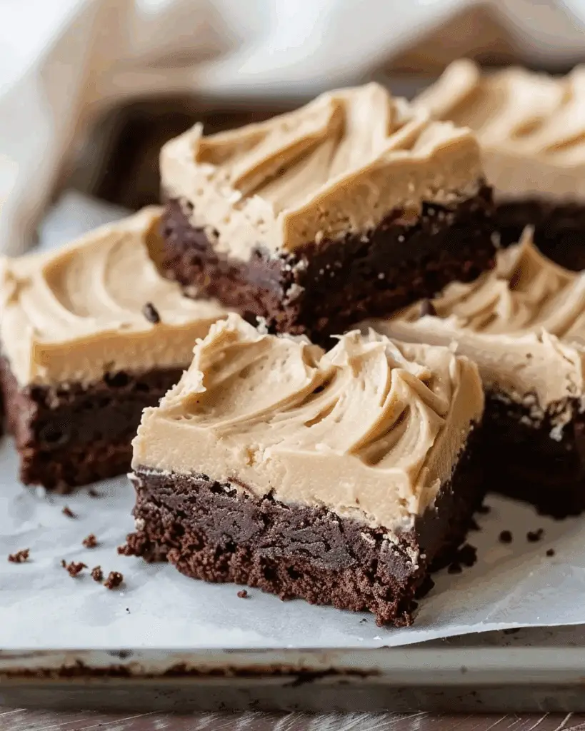 Frosted Coffee Brownies