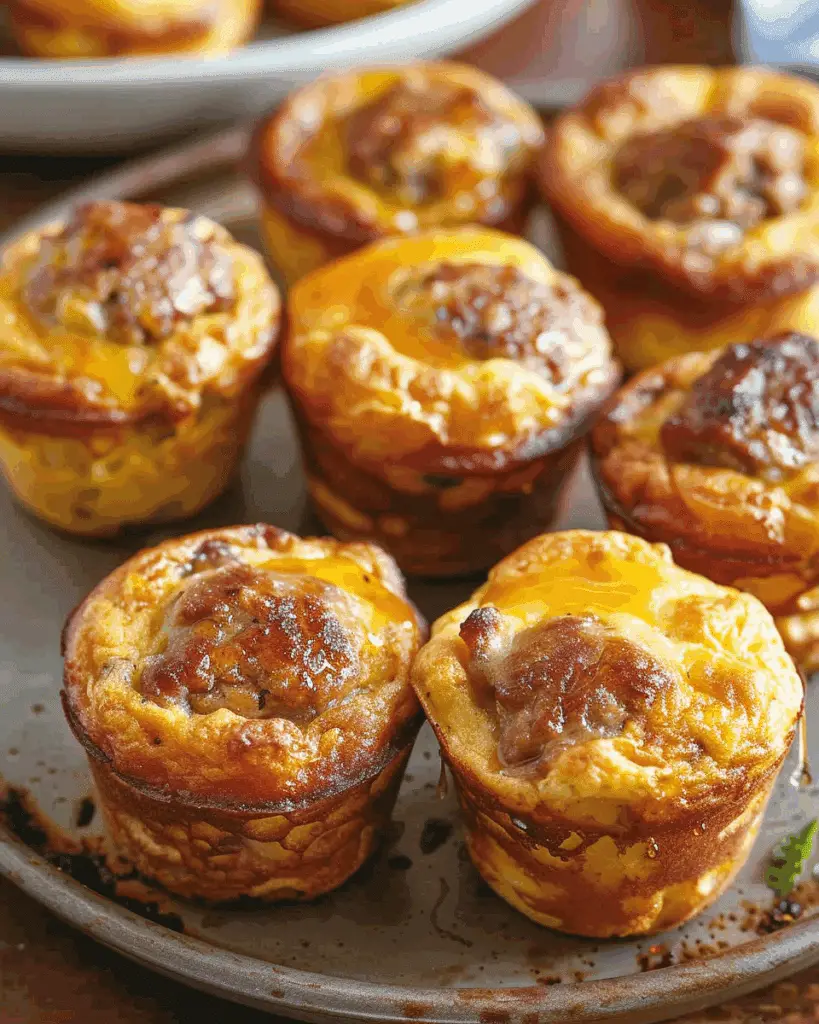 Sausage Pancake Muffins