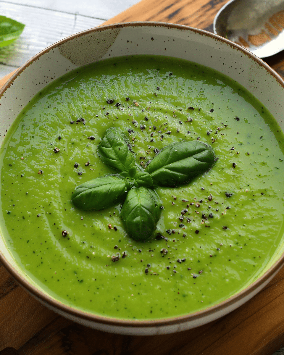 Zucchini Basil Soup