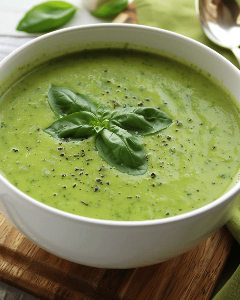 Zucchini Basil Soup