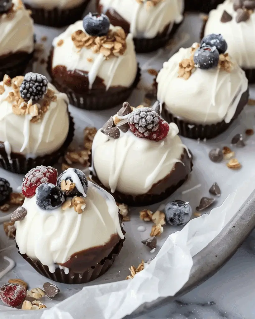 Frozen Greek Yogurt Bites