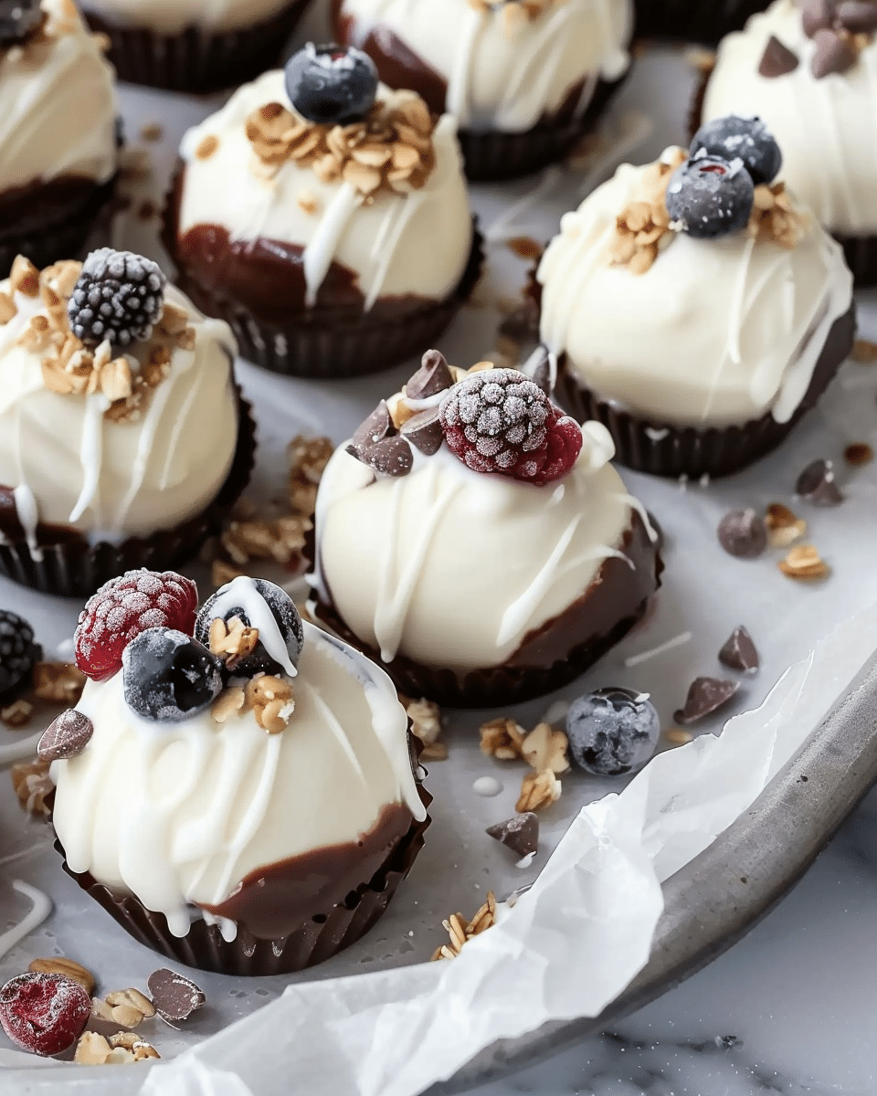 Frozen Greek Yogurt Bites
